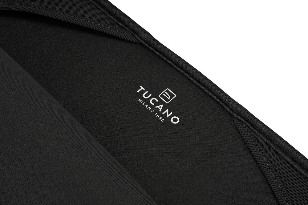 Etui na laptopa TUCANO Colore 2 12-13 cali Czarny ekologiczny wybór, z recyklingowanego plastiku, ekologia