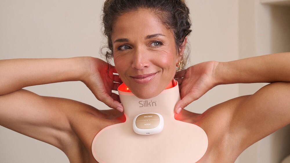 Maska LED SILK-N Chest Mask Pro bezprzewodowe działanie, sterowanie pilotem, łatwy wybór trybów, szybkość, proste użytkowanie