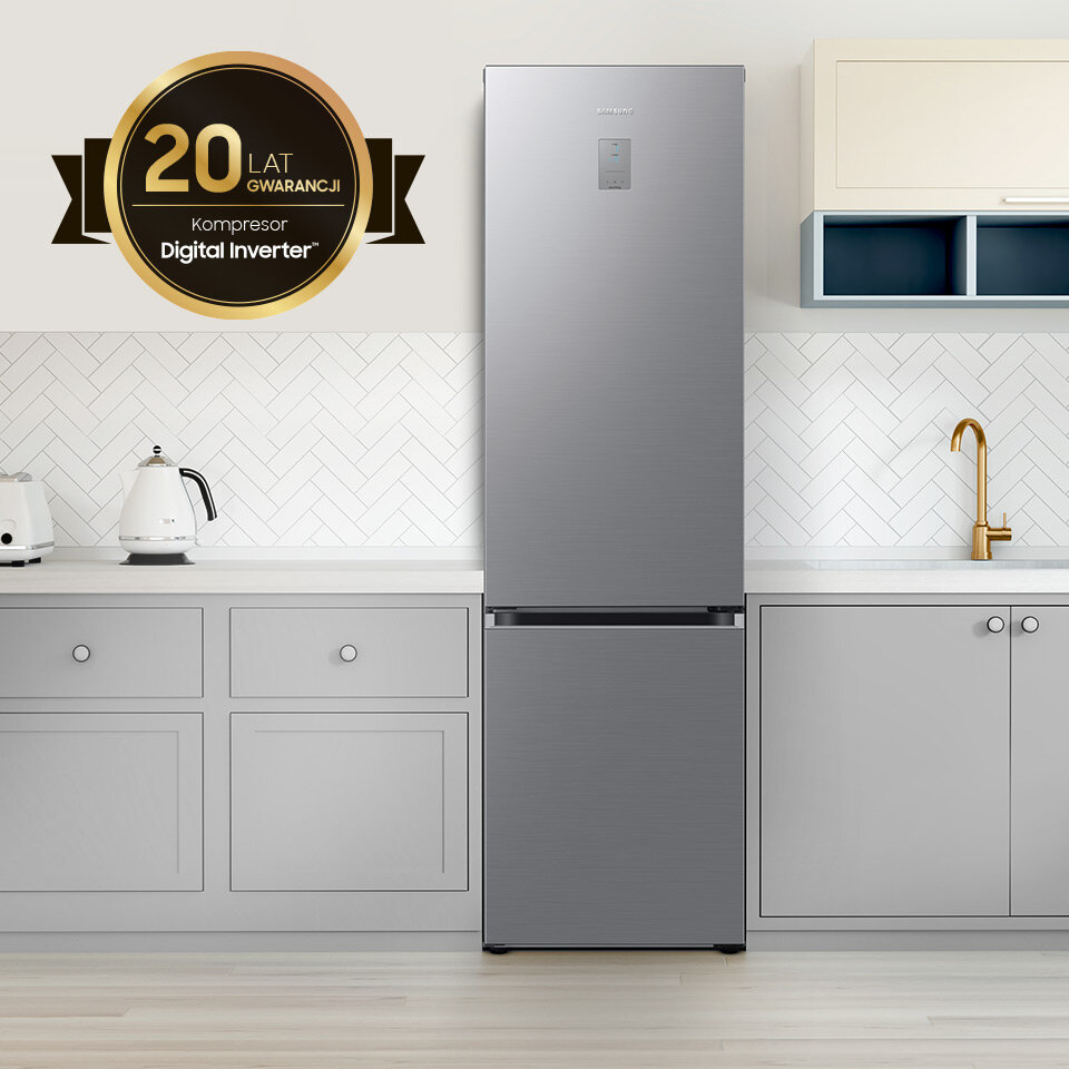 Lodówka Samsung RB38C776CS9 otrzymała najdłuższą dostępną dla lodówek gwarancję na kompresor – 20 lat Lodówka Samsung RB38C776CS9 otrzymała najdłuższą dostępną dla lodówek gwarancję na kompresor – 20 lat