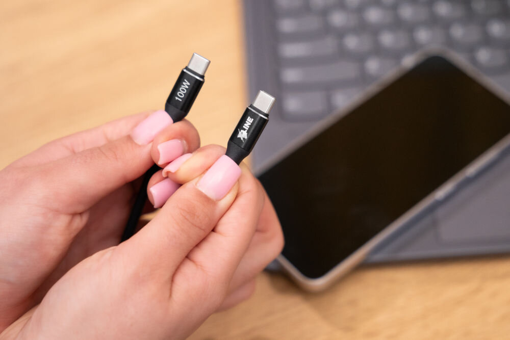 Kabel USB Typ-C - USB Typ-C XLINE 100W 3m 480 Mb/s  5 A 