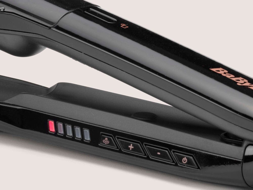 Prostownica BABYLISS ST493E nasadki z grzebieniem temperatura