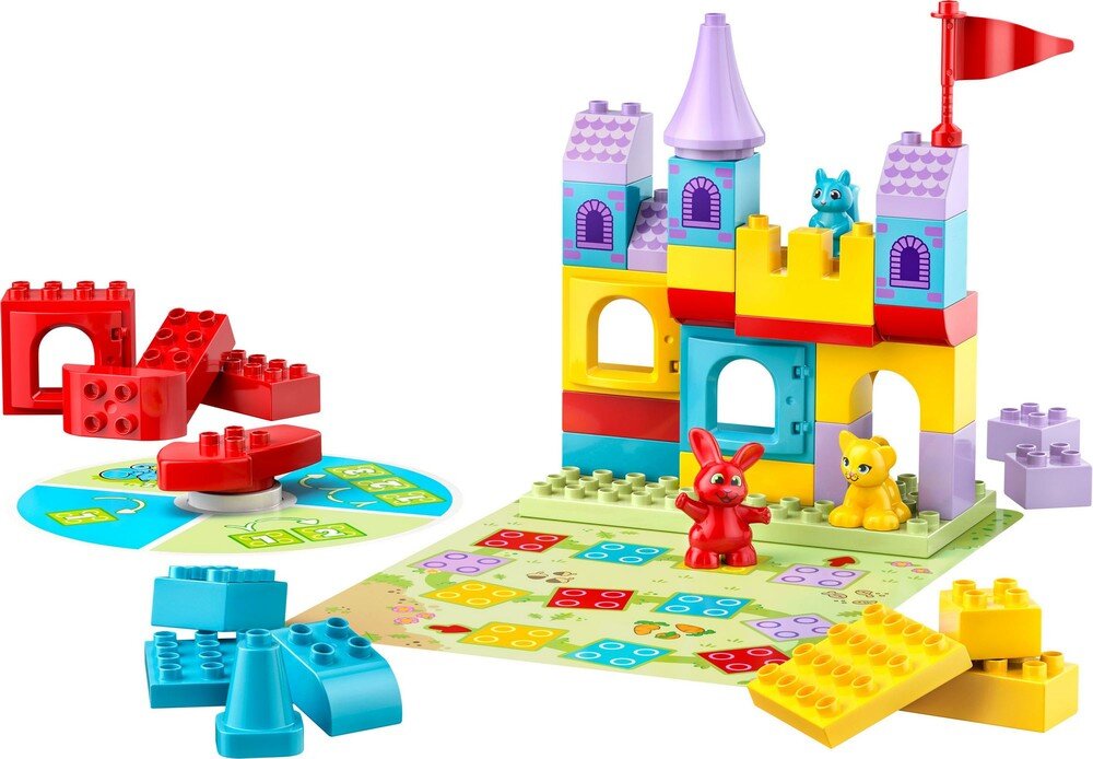 LEGO 10450 DUPLO Gra Zamek Hopsy rozwój wielu umiejętności nauka edukacja