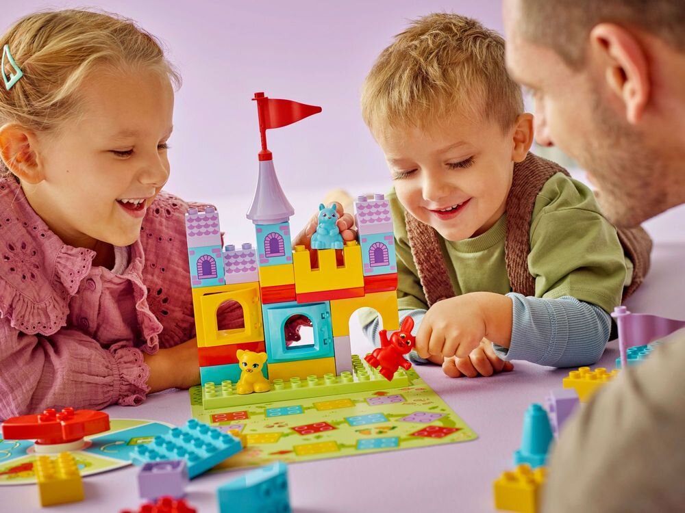 LEGO 10450 DUPLO Gra Zamek Hopsy  Prezent 32 cm wysokości i 22 cm szerokości