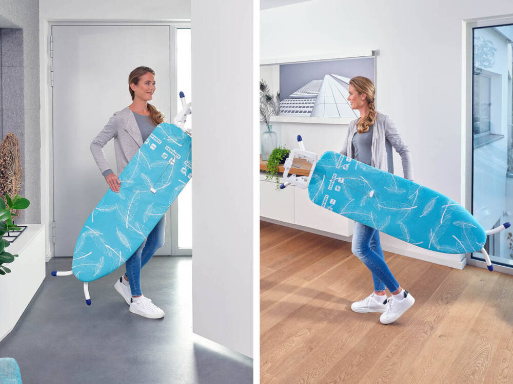 Deska do prasowania LEIFHEIT AirBoard Compact S Praktyczne rozwiązanie Lekka konstrukcja szybkie przenoszenie i przechowywanie ułatwienie ułatwienie organizacja