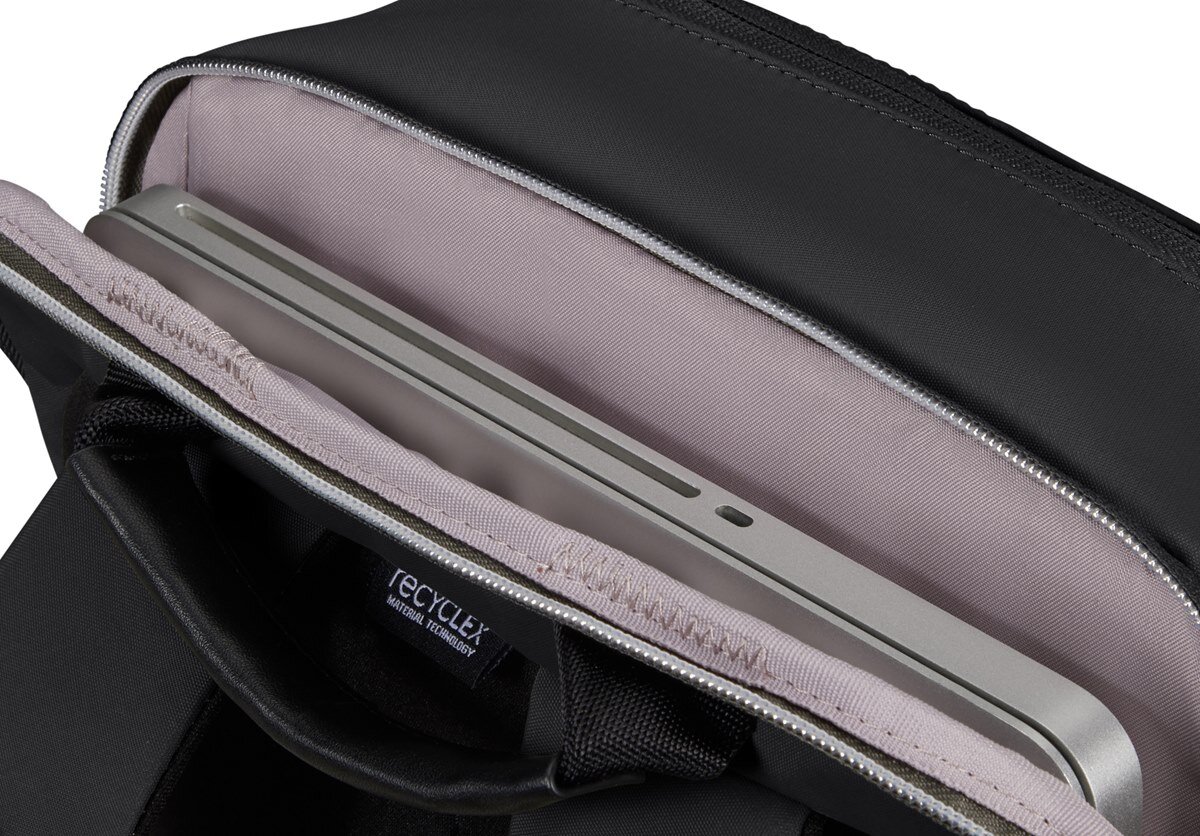 Przemyślany układ, przegroda na laptop i tablet, liczne kieszenie, plecak Samsonite Ongoing