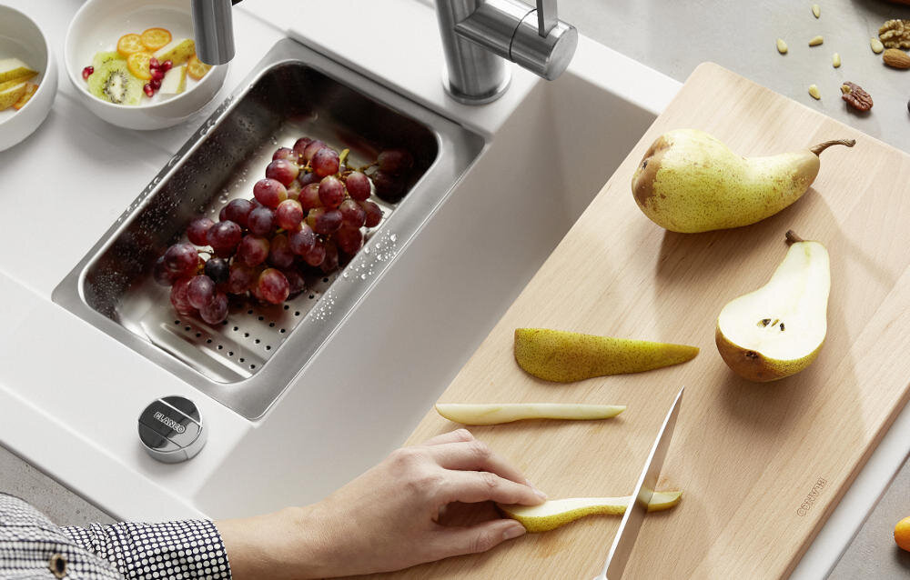 BLANCO zlewozmywak przestrzeń funkcjonalność szyny