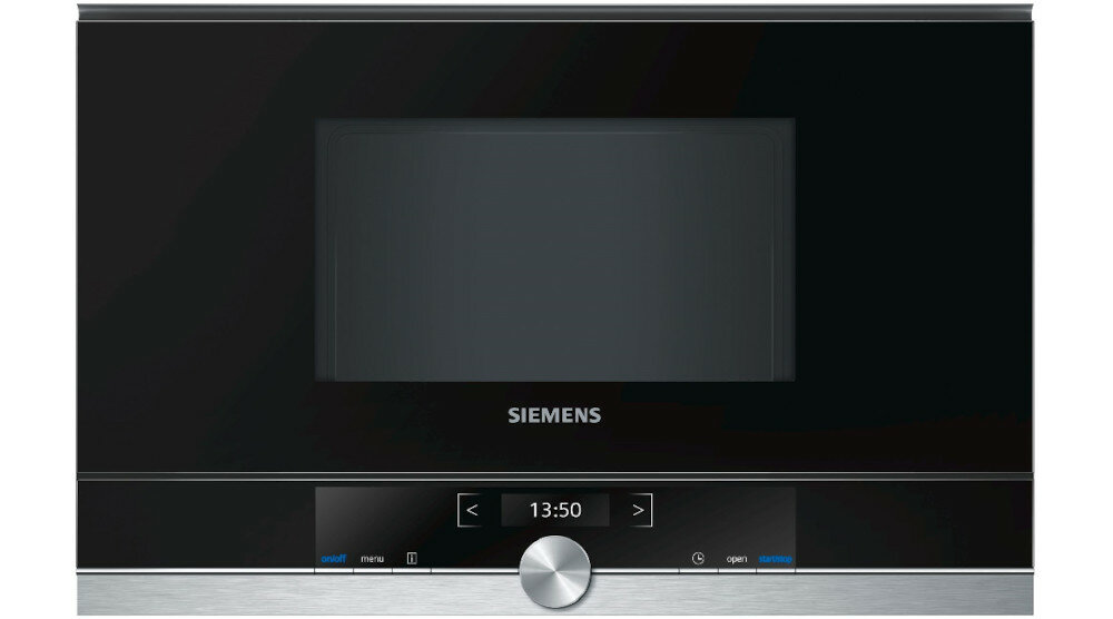 Kuchenka mikrofalowa SIEMENS BF634RGS1 czyszczenie szerkość zabudowa poziomy mocy funkcje