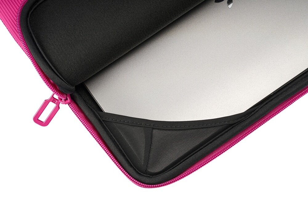 Etui na laptopa TUCANO Colore 2 13 - 14.1 cali Różowy system antypoślizgowy, pewne trzymanie urządzenia, bez przypadkowego wyślizgnięcia