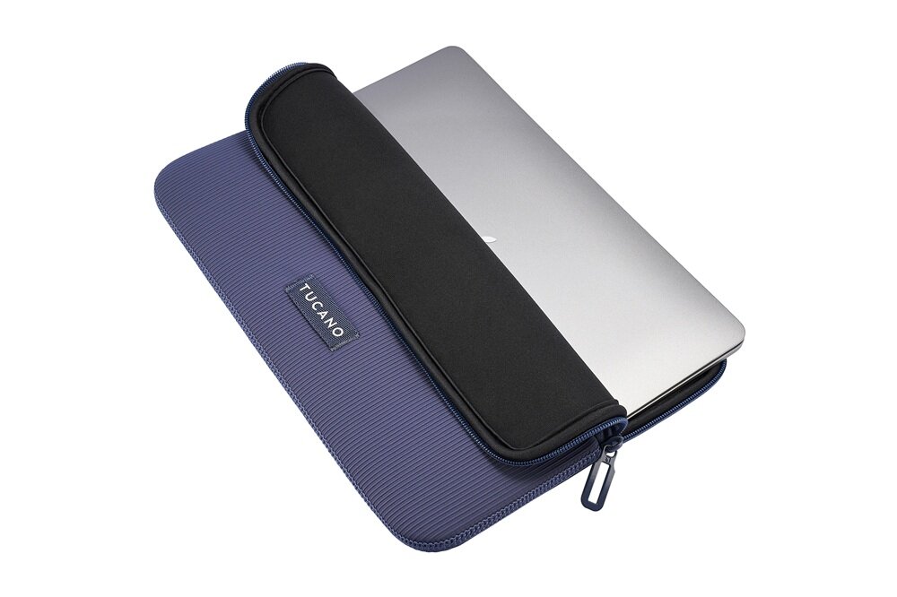 Etui na laptopa TUCANO Colore 2 15.6 - 16 cali Niebieski kompaktowe wymiary, codzienna ochrona komputera, ekologiczne materiały