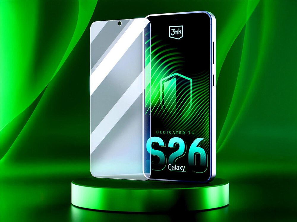 3MK FlexibleGlass Szkło hybrydowe FlexibleGlass™ fabrycznie zabezpieczone dodatkową warstwą ceramiczną twardości na poziomie 7H wysoką odpornością na zarysowania - szkło obok telefonu