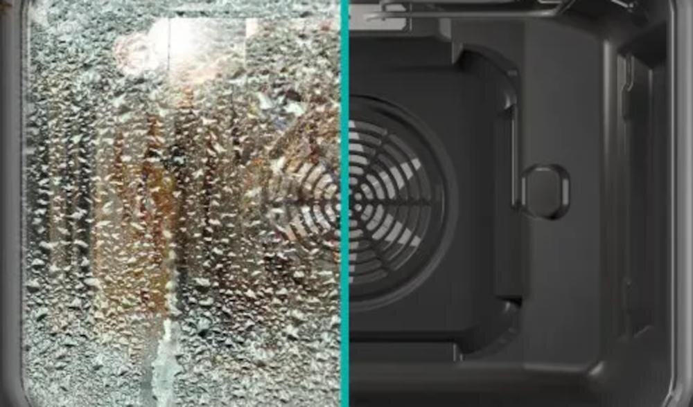 GORENJE GK5C65XV aquaclean czyszczenie piekarnik komora woda pieczenie