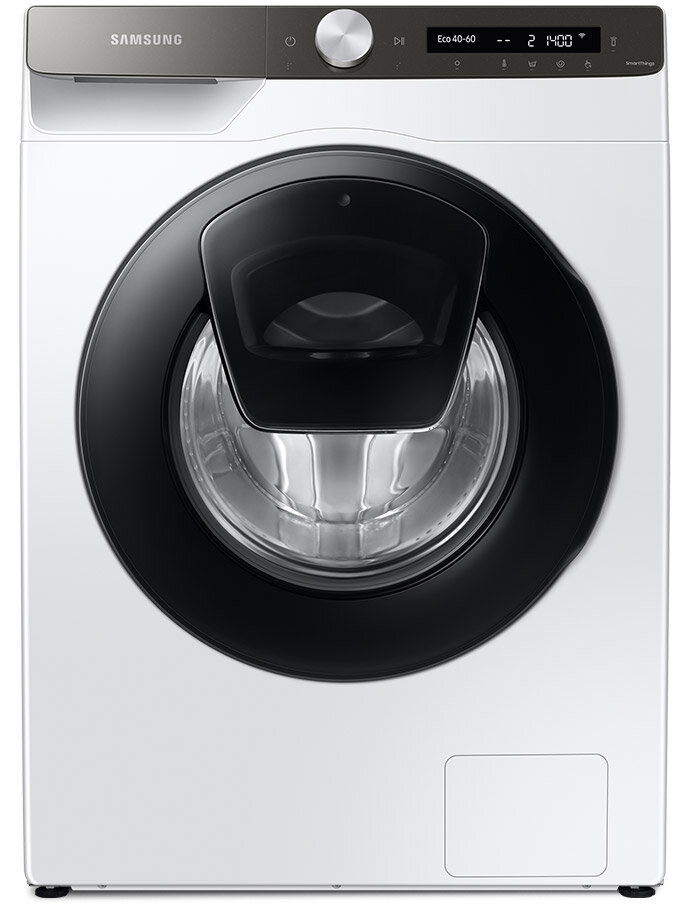 Biało-czarny design pralki