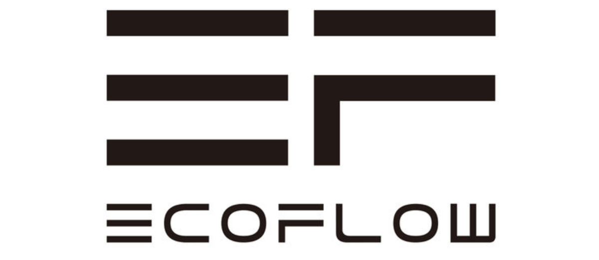 Logo złożone z liter \'EF\' oraz napisu \'ECOFLOW\' poniżej.