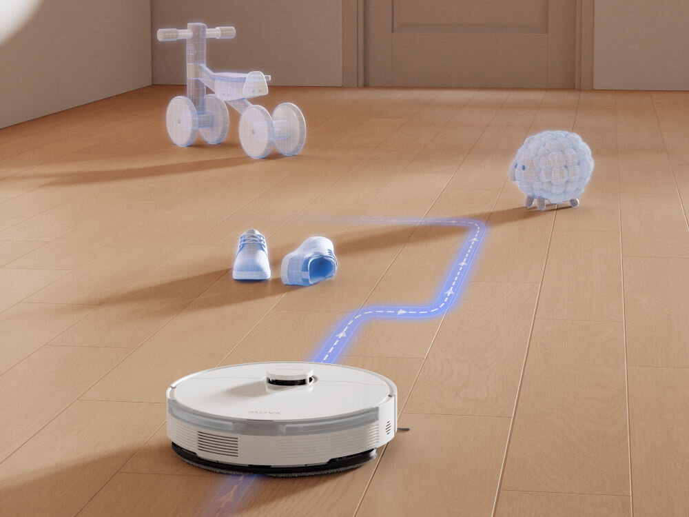 Robot sprzątający MOVA S10 Plus omijanie przeszkód