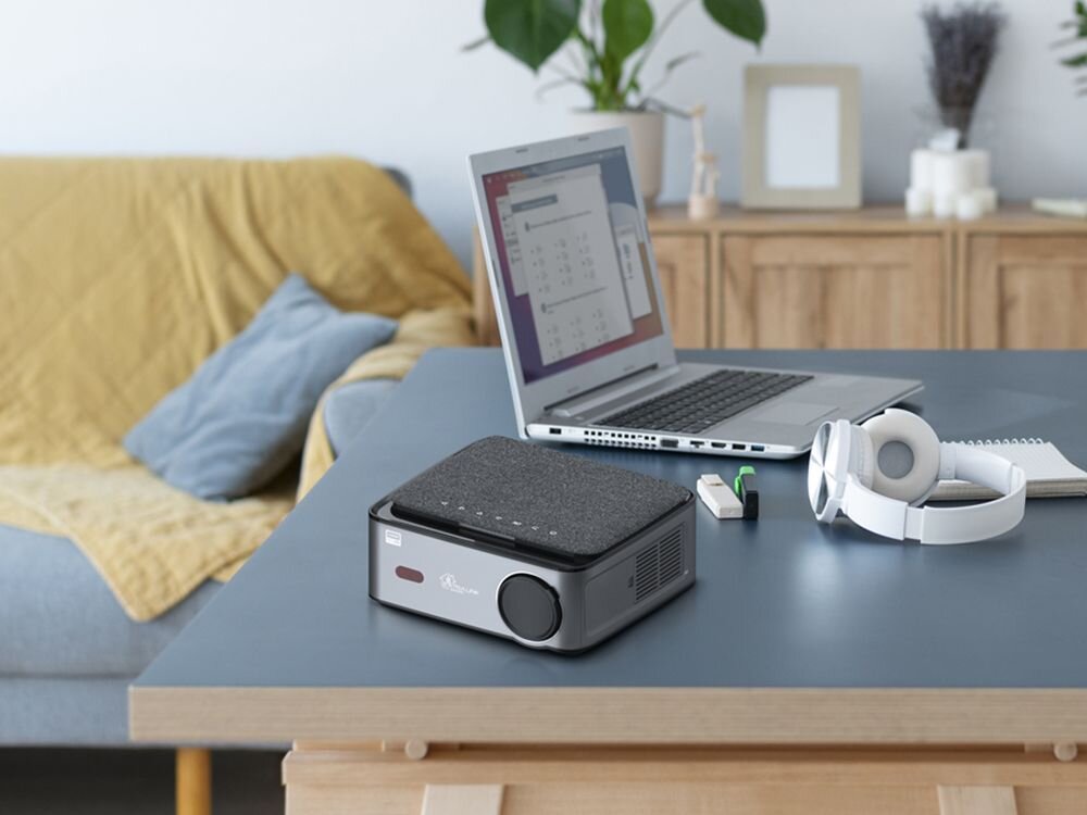 Projektor EXTRALINK Smart Life Vision Pro Full HD (1920 x 1080), 450 ANSI lumen, Wi-Fi - wytrzymalosc, zywotnosc, poziom halas, solidna konstrukcja