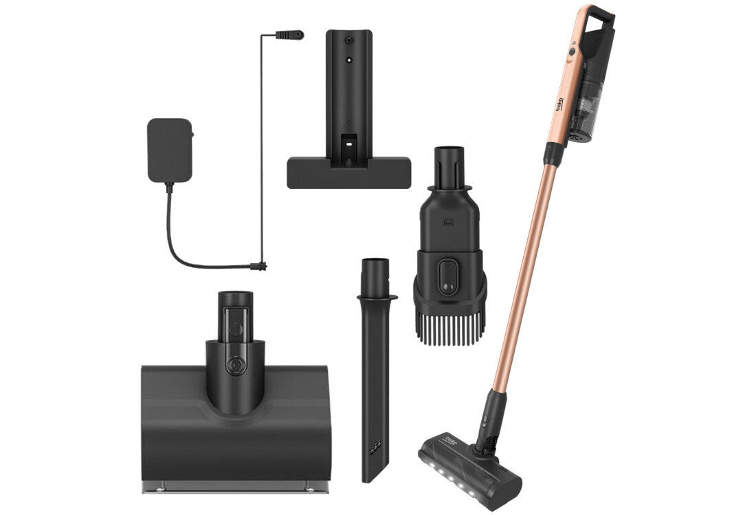 Odkurzacz BEKO Slimclean VRT66421VC zestaw akcesoria komplet wyposazenie