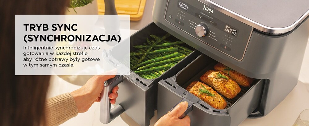 Frytownica beztłuszczowa DZ400EU synchronizacja, oszczędność czasu i energii