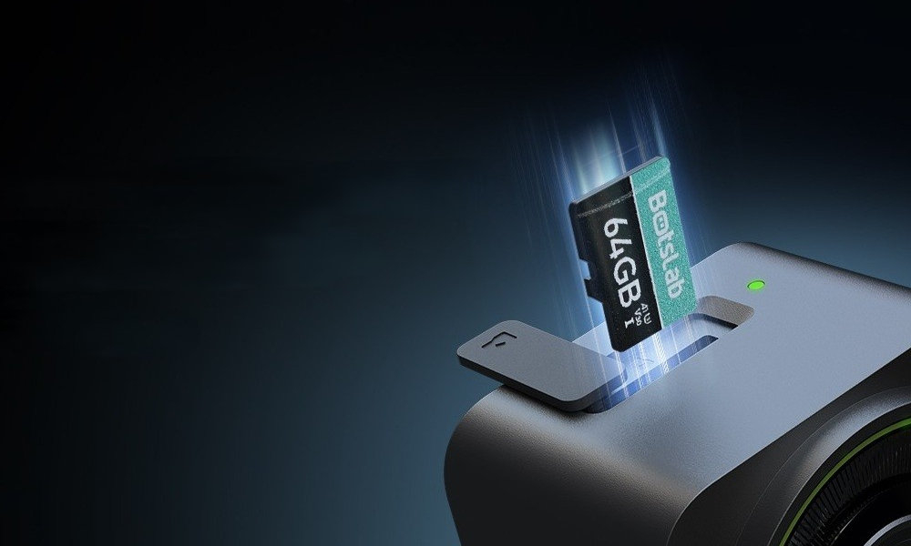 BOTSLAB V9H wbudowane Wi-Fi port USB Typu C dotykowemu ekranowi LCD karty pamięci microSD 256 GB - karta microsd
