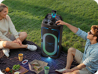 Closeup of Sound Tower outdoor