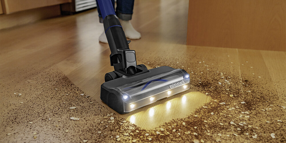 Odkurzacz BISSELL PowerClean FurGuard Pro Nie ustępuje zabrudzeniom moc podświetlenie FurFinder™ Headlight końcówka FurFinder™ Tool o 95% włosów i sierści trzy poziomy mocy niski, średni, wysoki dopasowanie od dywanów po podłogi twarde