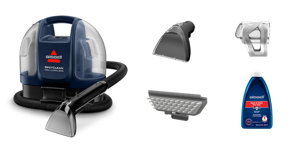  Odkurzacz piorący BISSELL SpotClean Cordless 4065NCo znajduje się w zestawie zestaw akcesoria komplet wyposazenie