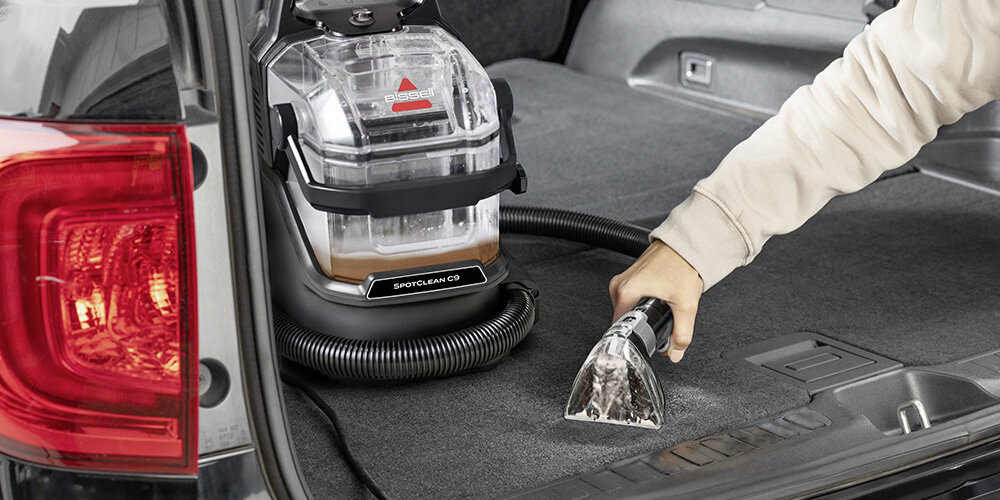 Odkurzacz piorący BISSELL SpotClean C9 Pro 3911N Gotowy do działania  końcówki, wąż, próbka detergentu i niezbędne akcesoria  w domu, jak i w samochodzie