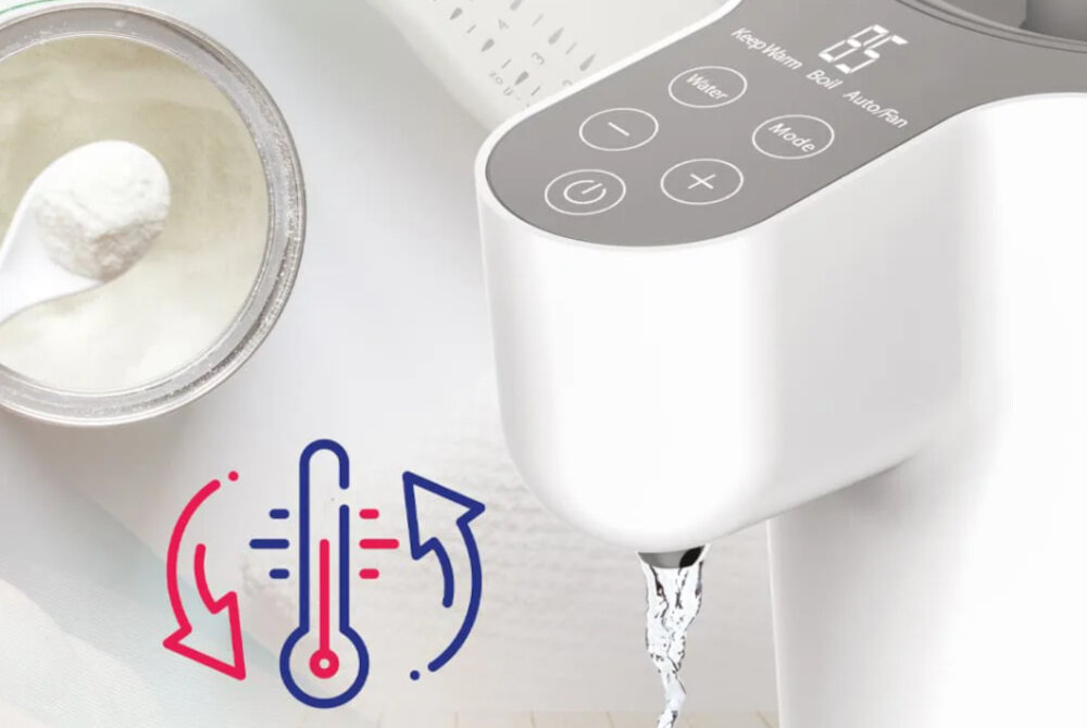 Ekspres NENO do mleka modyfikowanego Aqua Utrzymywanie temperatury