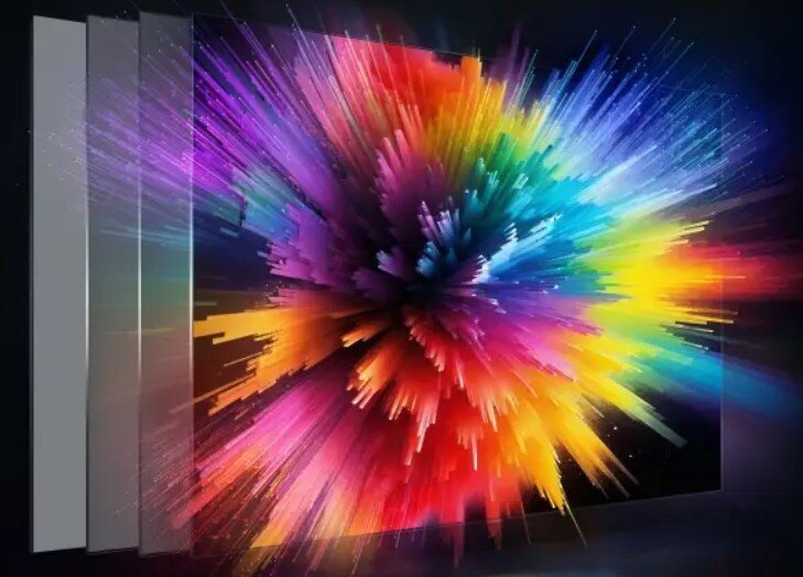 Telewizor PANASONIC TV-43W85BEZ panele QLED kontrast ostrość pod każdym kątem, wybuch kolorów na matrycy telewizora