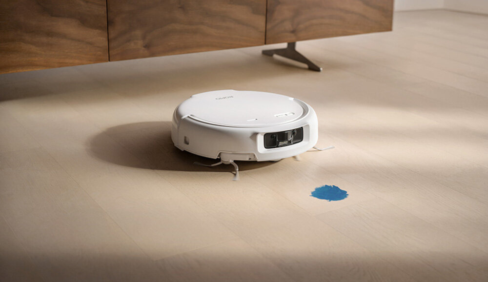 Robot sprzątający DJI Romo S Inteligentne mopowanie zbiornikowi na wodę o pojemności 164 ml ilość dozowanego płynu zamiata podłogę