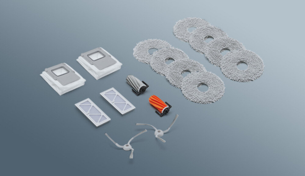 Robot sprzątający DJI Romo P Akcesoria na każdą okazję dostępne w oddzielnej sprzedaży  Środki czyszczące i dezodoryzujące  higiena wpływają na długoterminową wydajność