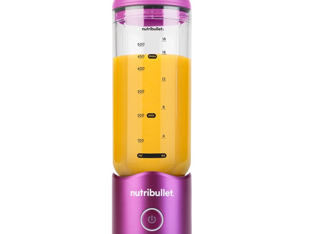 Blender personalny NUTRIBULLET Flex NBP013.VT Fioletowy czterostopniowy wskaźnik LED, poziom naładowania, USB-C