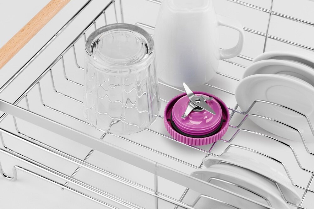 Blender personalny NUTRIBULLET Flex NBP013.VT Fioletowy odłączane ostrza, można myć w zmywarce, modułowa konstrukcja, zachowanie higieny