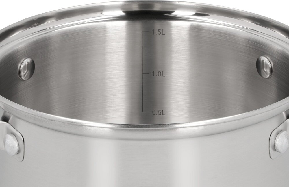 Zestaw garnków STUTSA Nelva 6 elementów wysokiej jakości stal nierdzewna, odporność na korozję, bez wchłaniania zapachów