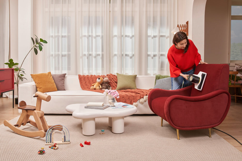 Odkurzacz KARCHER VCH 4 UV Clean wygląd design prezentacja wizualizacja Zdrowy sen każdego dnia