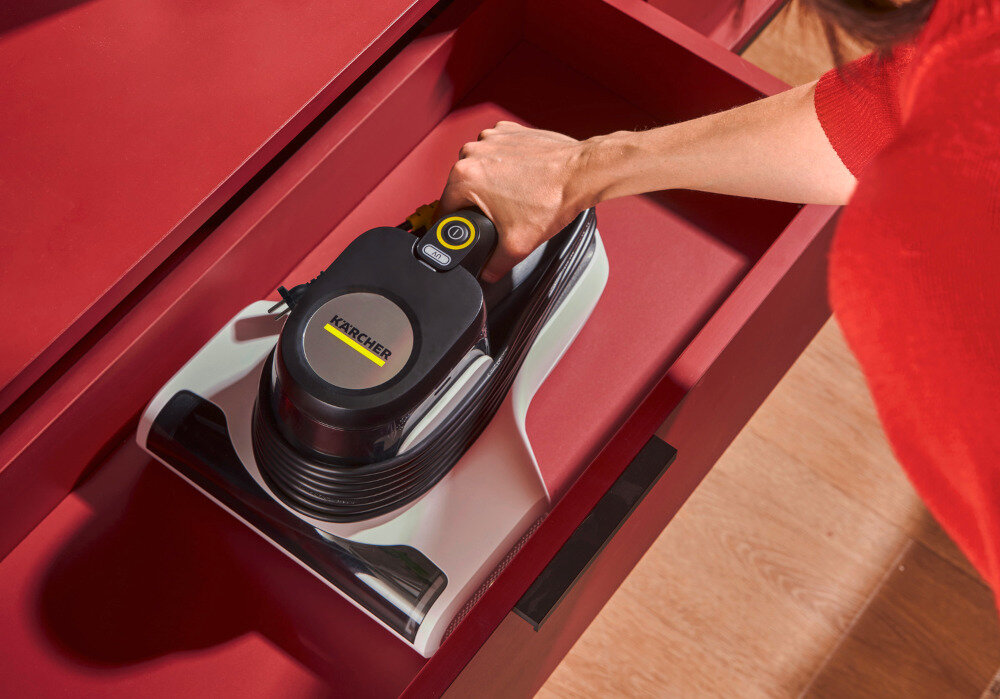 Odkurzacz KARCHER VCH 4 UV Clean lekka konstrukcja waga wymiary Długość przewodu 5 m