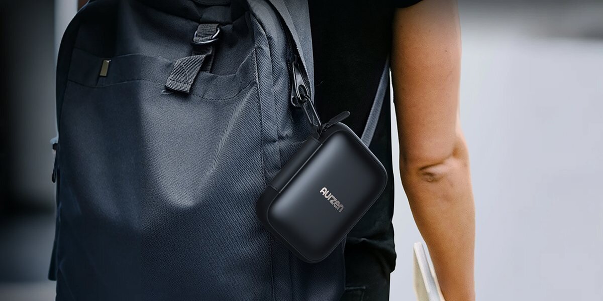 Futerał na projektor AURZEN Caseplay lekki 147 gramów mobilność, futerał przymocowany do plecaka