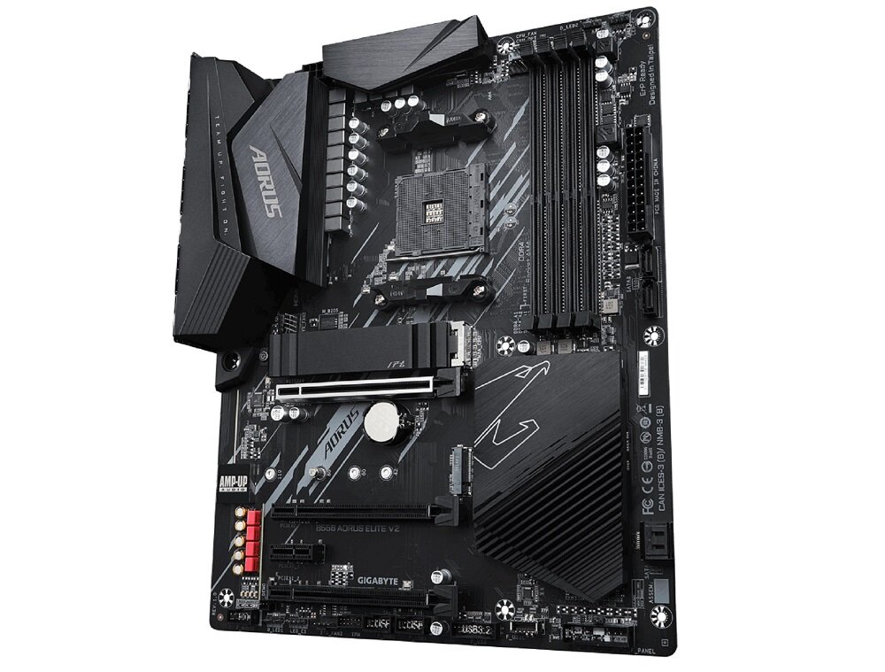 Płyta główna GIGABYTE B550 Aorus Elite V2 dwa sloty pod dyski SSD