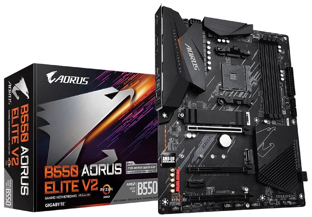 Płyta główna GIGABYTE B550 Aorus Elite V2 podświtlenie RGB Fusion-VB