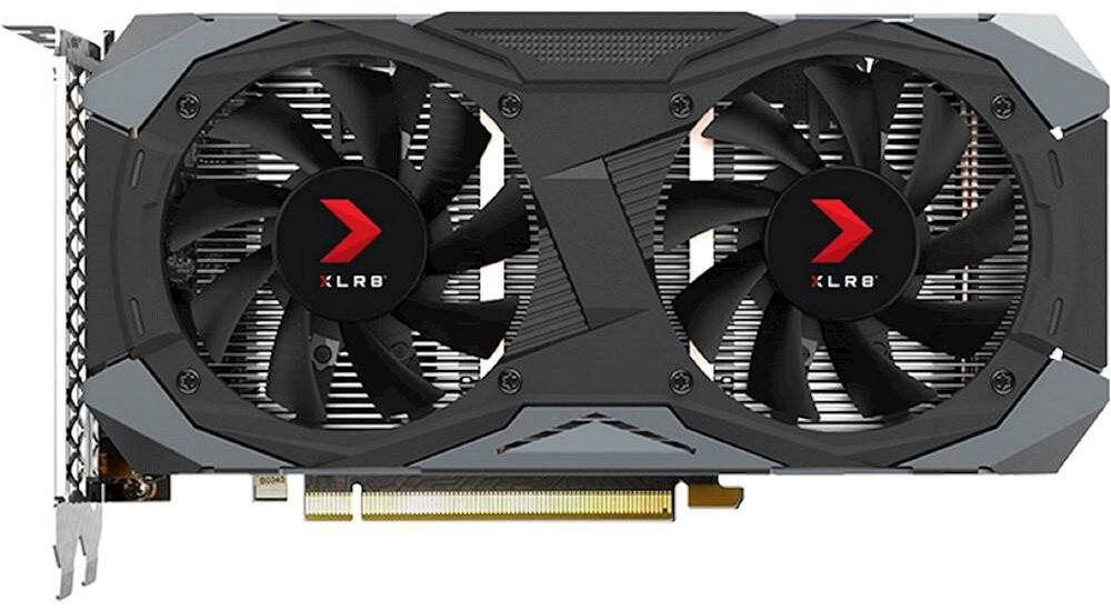 Karta graficzna PNY GeForce GTX 1660 Super OC XLR8 Dual 6GB wydajne chłodzenie system chłodzenia dwa wentylatory