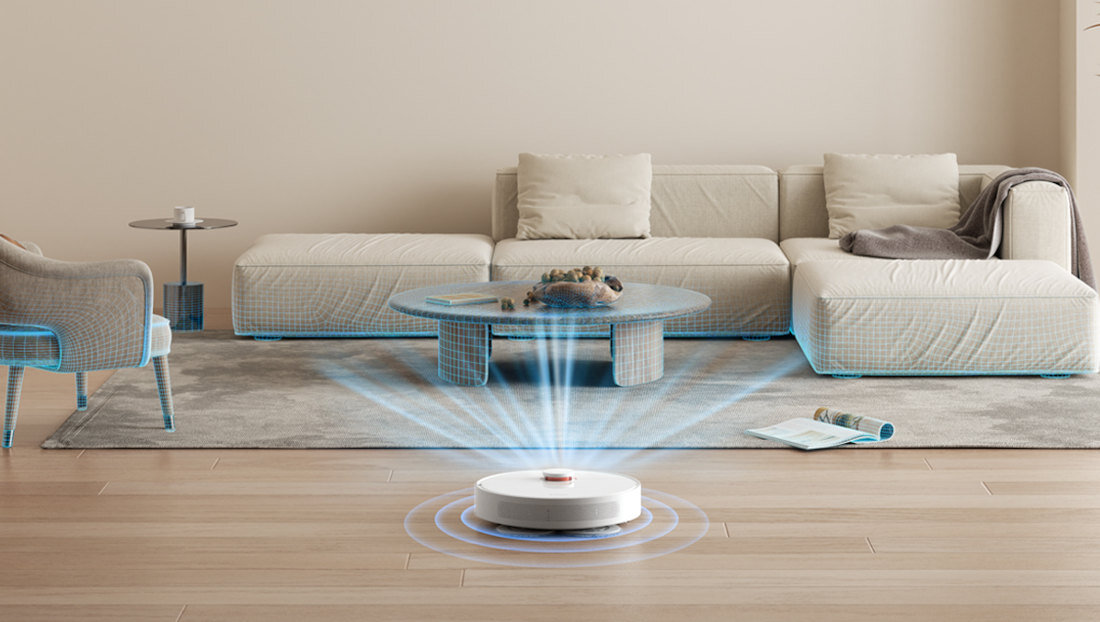 Robot sprzątający XIAOMI Vacuum S10+ EUs Technologia 3D
