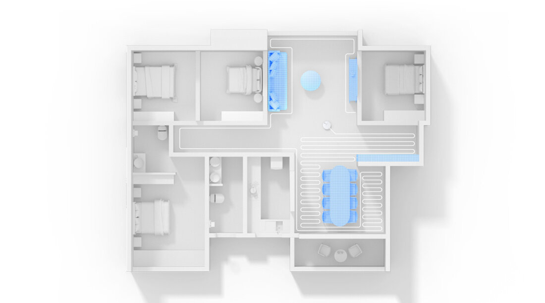 Robot sprzątający XIAOMI Vacuum S10+ EUs planowanie trasy sprzatanie dwuliniowego lasera technologia LDS LIDAR