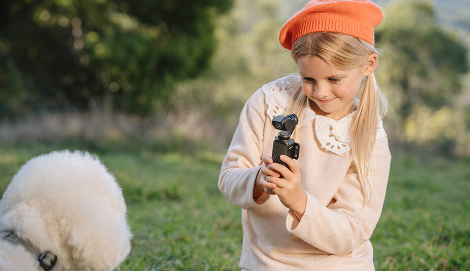 Kamera sportowa DJI Pocket 3   sport montaż nagrywanie stabilizacja montaż edycja filtry ostrość śledzenie tryby bateria akumulator zasilanie ładowanie rozdzielczość filmy obudowa odporność wielkość łączność sterowanie 