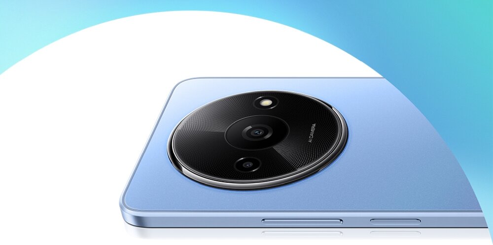 Smartfon XIAOMI Redmi A3 podwójny aparat AI detale fotografia