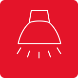 Oświetlenie halogenowe górne Oświetlenie halogenowe górne