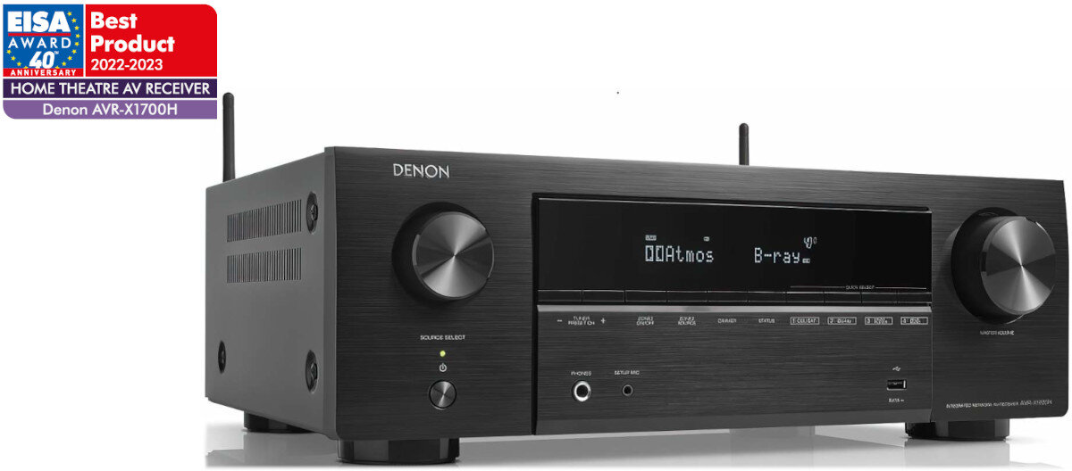 Amplituner DENON AVR-X1700H nagroda eisa
