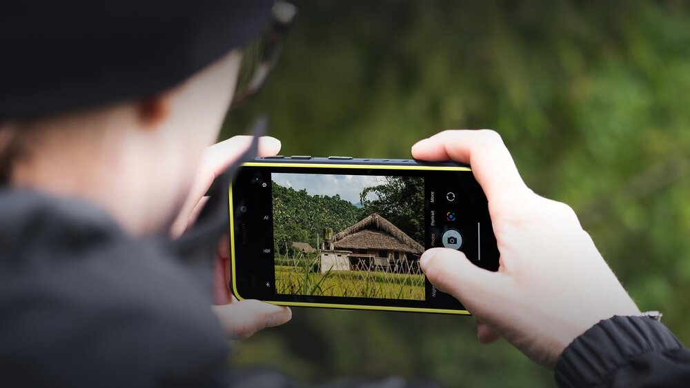 Smartfon ULEFONE Armor X12 podwodny aparat robienie zdjęcia