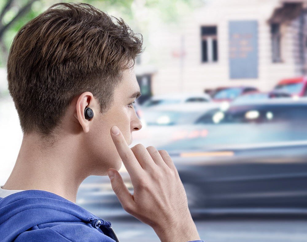 Słuchawki dokanałowe SOUNDCORE Dot 3i v2 tryb przeźroczystość słuchawki otoczenie muzyka dźwięki