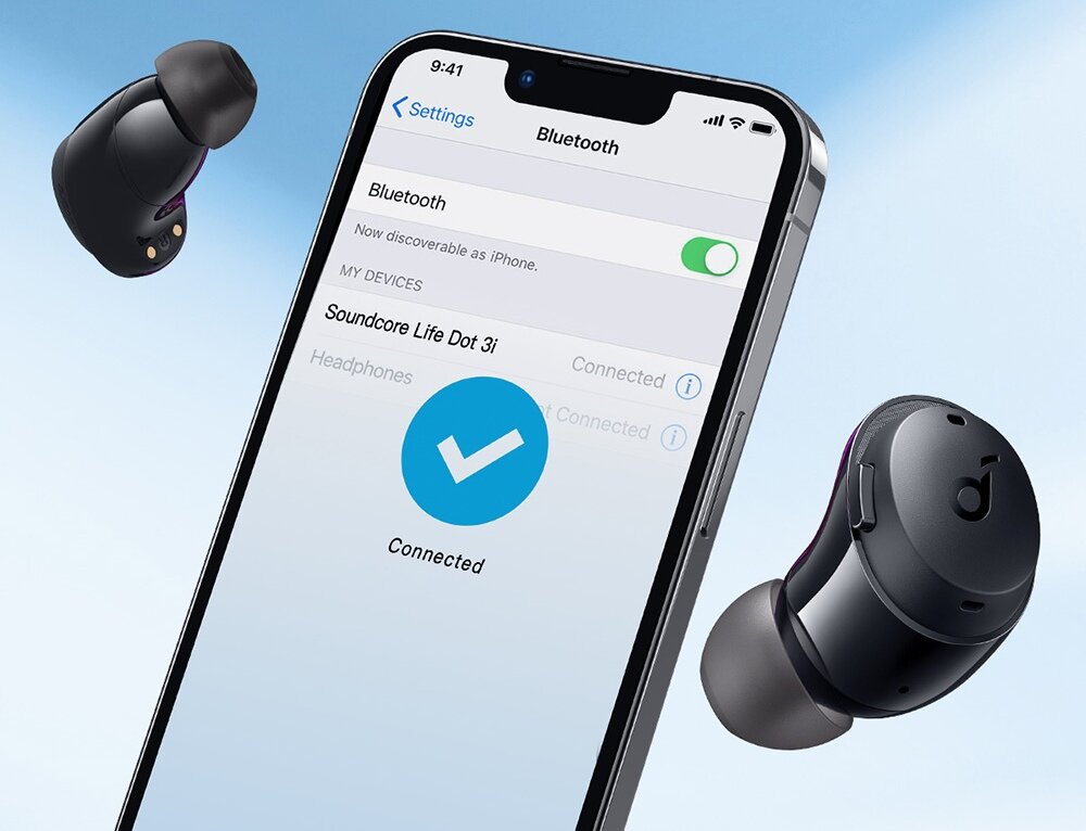 Słuchawki dokanałowe SOUNDCORE Dot 3i v2 bluetooth 5.2 opóźnienia zakłócenia