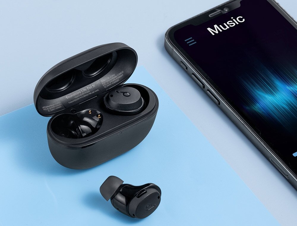 Słuchawki dokanałowe SOUNDCORE Dot 3i v2 4 mikrofony algorytm wzmocnienie rozmowy