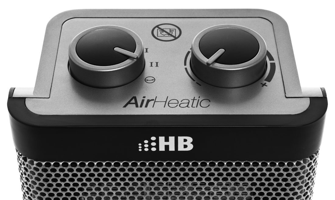 Grzejnik ceramiczny HB CFH1503M 2 ustawienia mocy grzania 750/1500W funkcję zimnego nawiewu